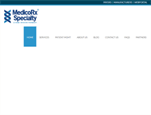 Tablet Screenshot of medicorx.com